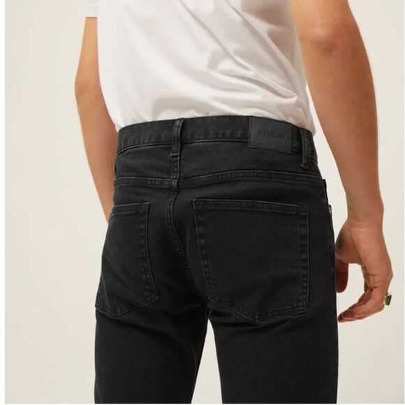 Weekday Form Skinny Jeans Tuned Black Men's size W 31 -‎ L 30 - Picture 4 of 11